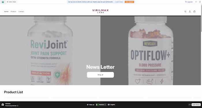 Convert Figma into a Shopify landing page Design