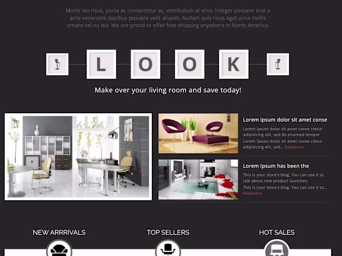 shopify website design