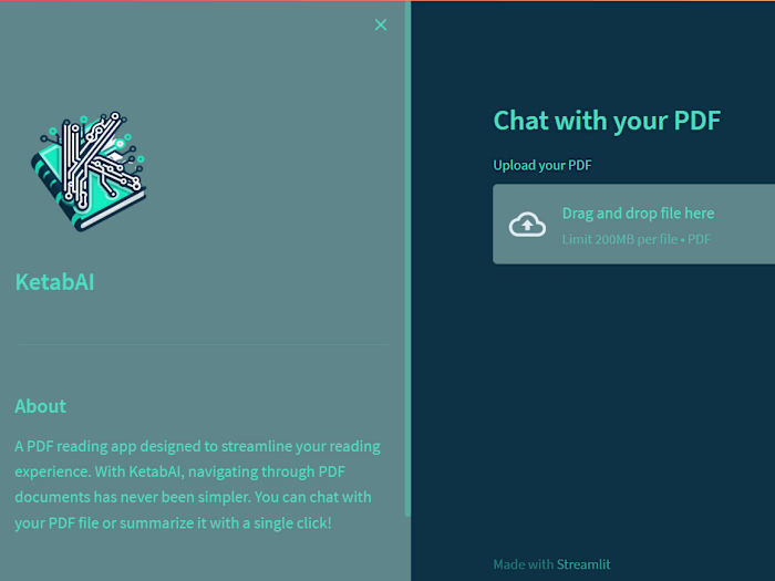 KetabAI web application