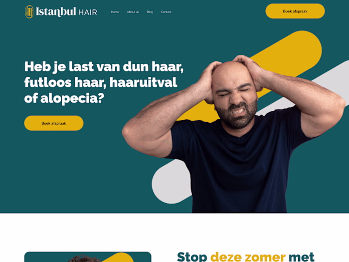 Hair Transplant Landing Page