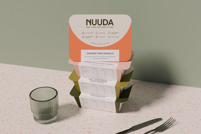 Brand Identity and Packaging for a Premium Meal Delivery Brand