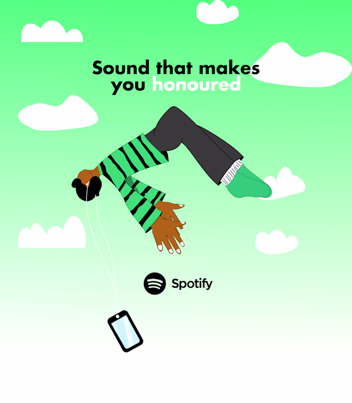 Fictional Spotify Ads design
