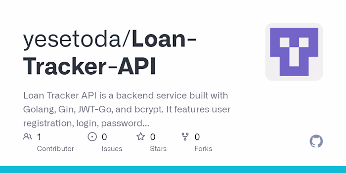 yesetoda/Loan-Tracker-API