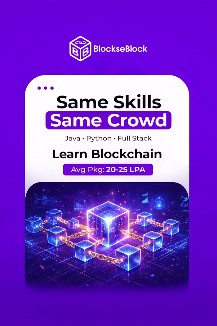 Same Skills. Same Crowd. Learn Blockchain.