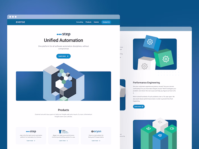 SaaS Automation Web Redesign