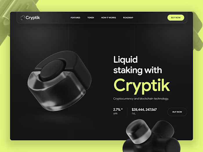 Elevate Your Web3 Presence: Cryptik Blockchain Framer Template