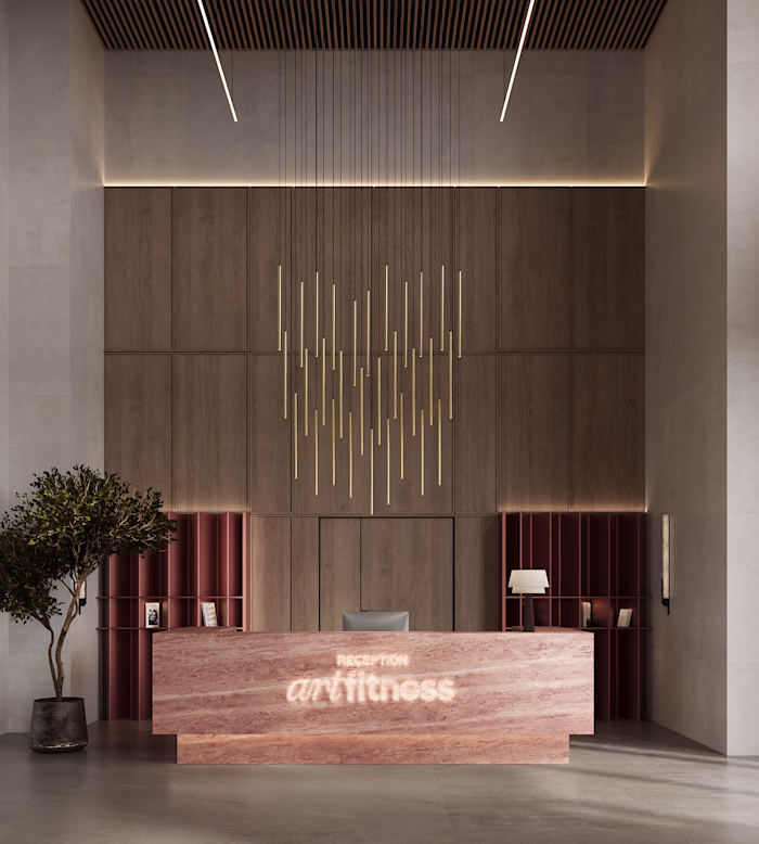 Art Fitness | Wellness Center Interior CGI