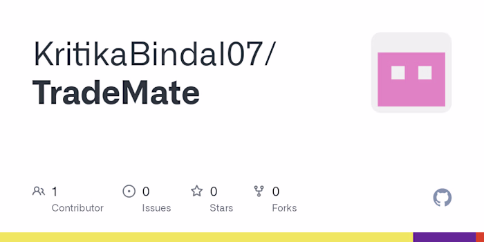 GitHub - KritikaBindal07/TradeMate