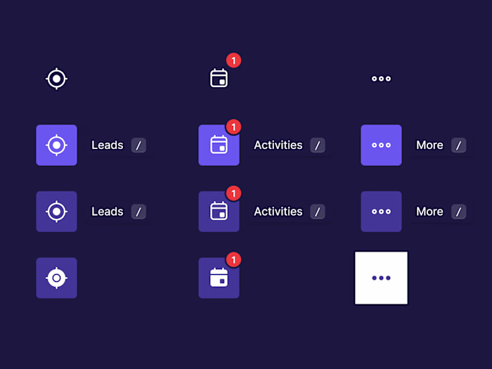 UX architecture revamp for a CRM