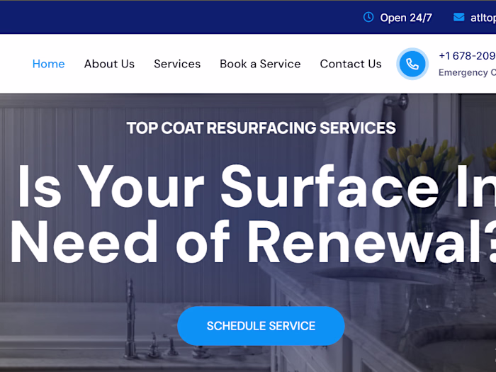 Atltopcoat WordPress Website Development