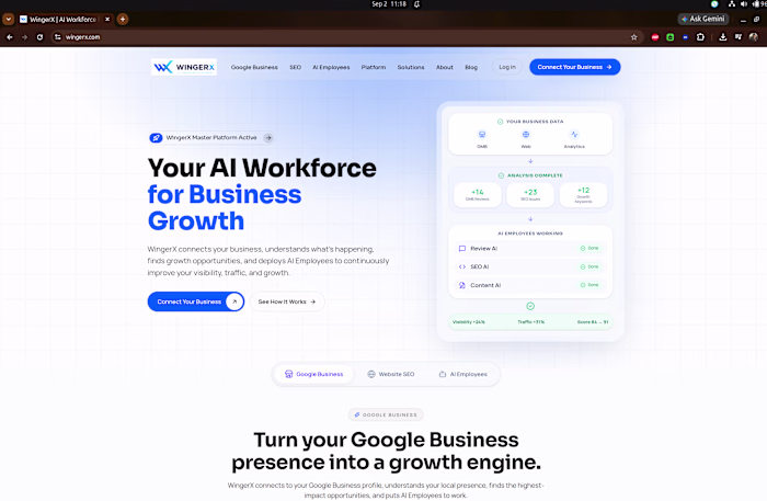 Built WingerX, an AI automation