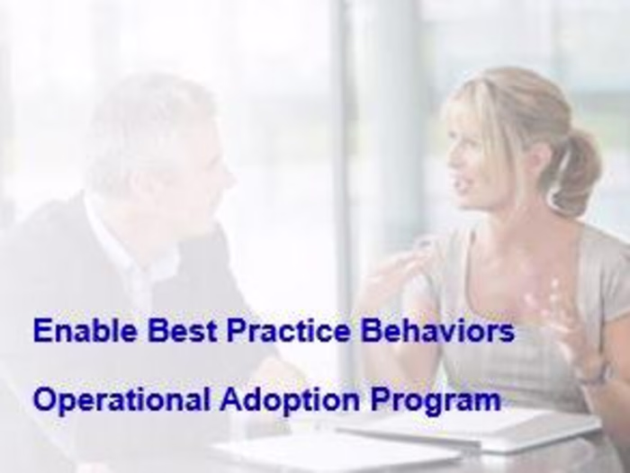 Sales Skills Assessment, Training, and Adoption