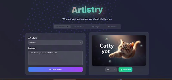 Artistry: AI-Generated Art Platform Development