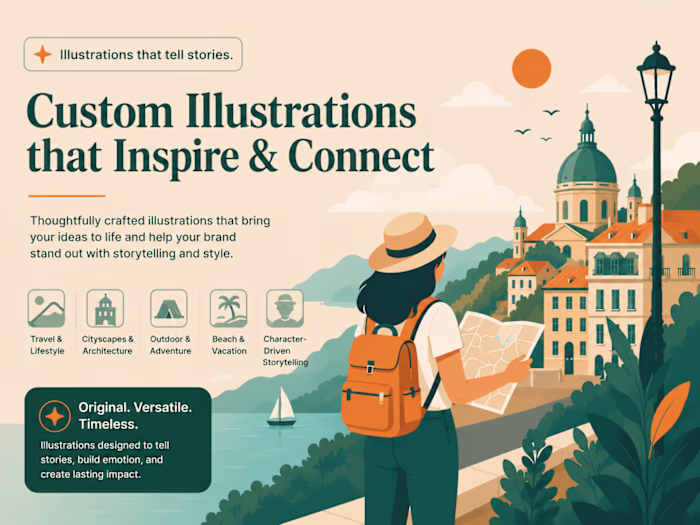 Custom Illustrations That Tell Stories
I