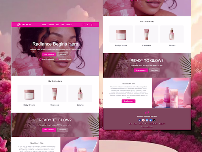 Custom Shopify Store Design: A visually appealing, brand-ali...