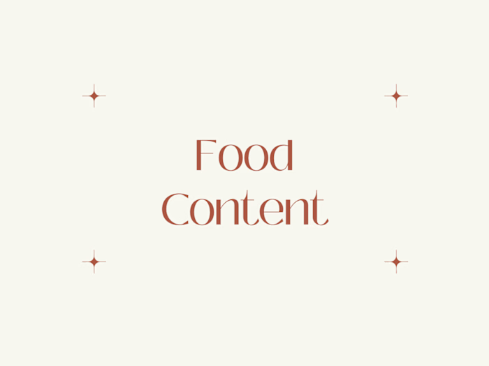 Food Content