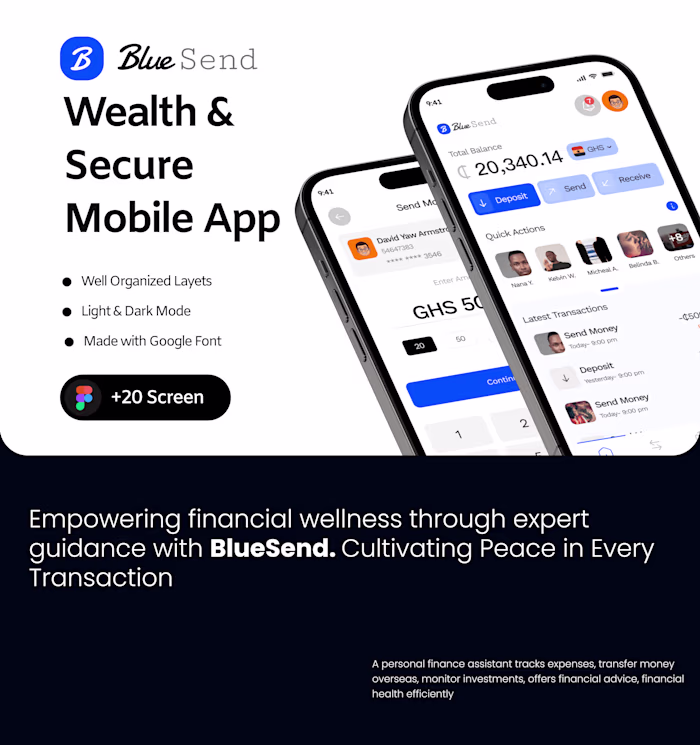 BlueSend Mobile App