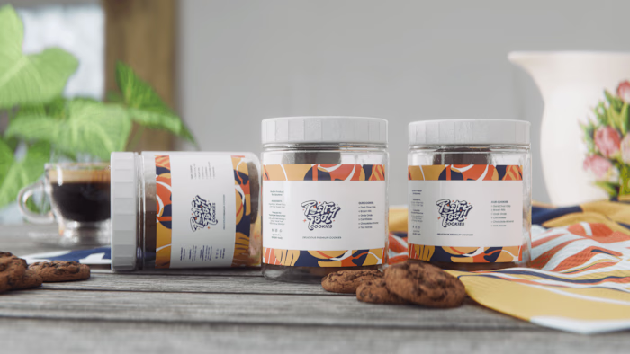 Pastryfeel Cookies | 3D Product Render