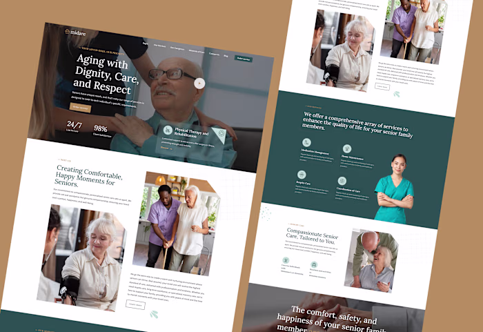 Senior Care & Assisted Living Website Design