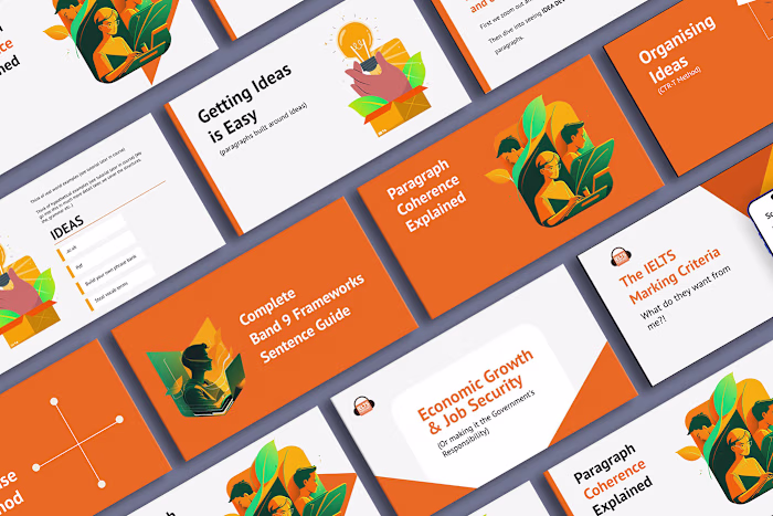 IELTS Podcast x Google Slide Presentation on Behance