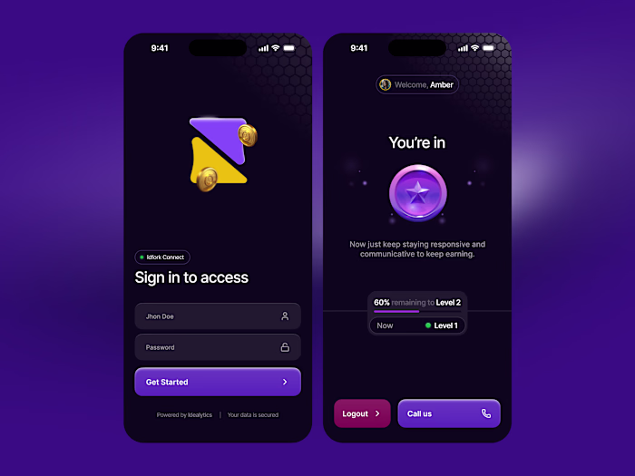 Mobile App and Logo Redesign for Marketing Agency