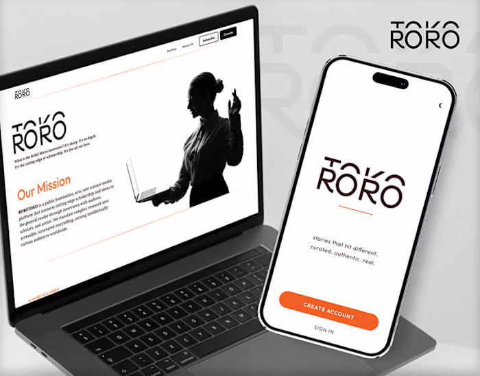 Website Pages and App Interface Design