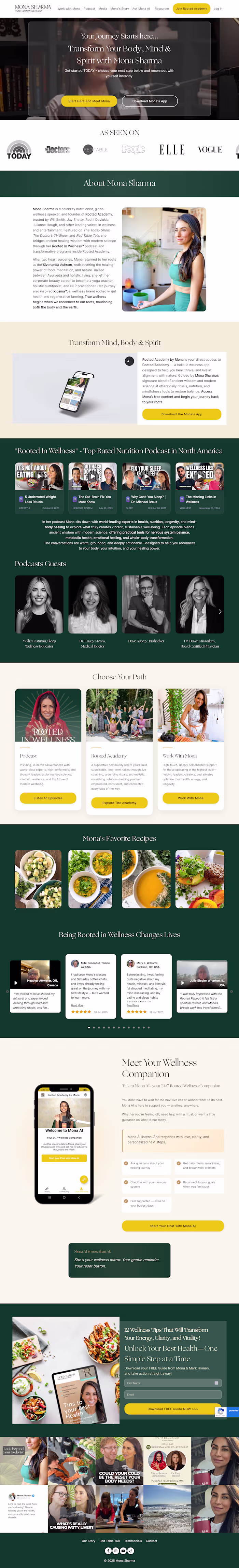 Delivered this earlier. Redesigned the homepage of monasharm...