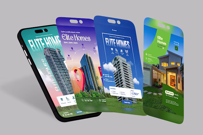 Elite Homes Social Campaign Design