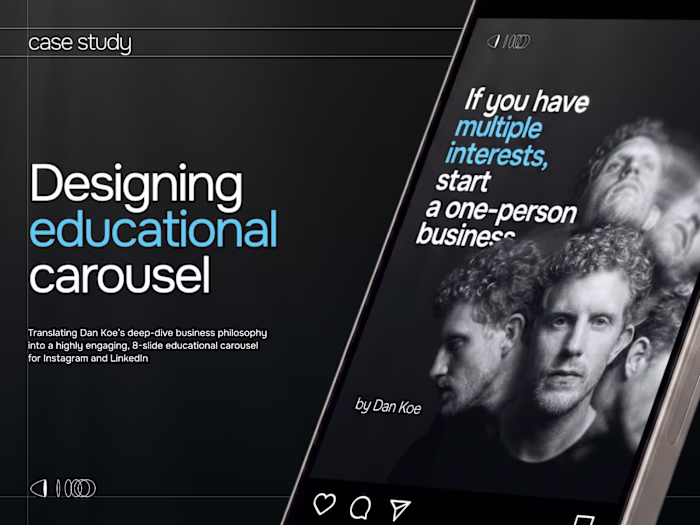 Case Study: Designing Educational Carousel