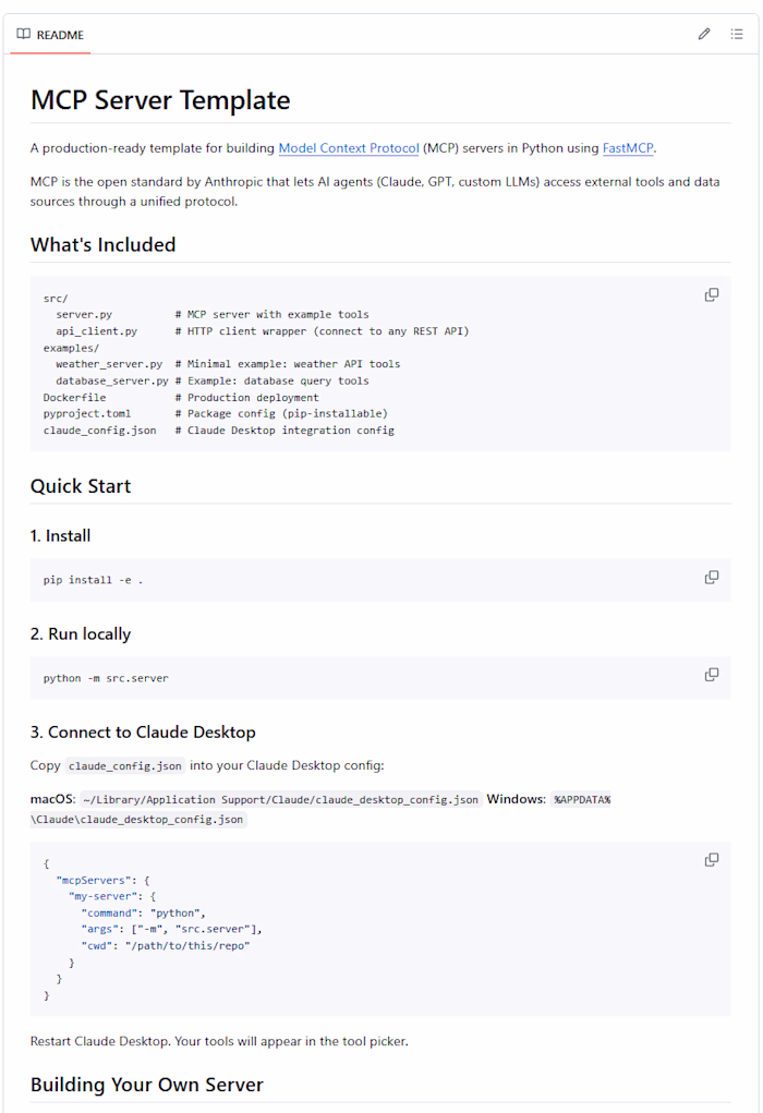My MCP Server Template