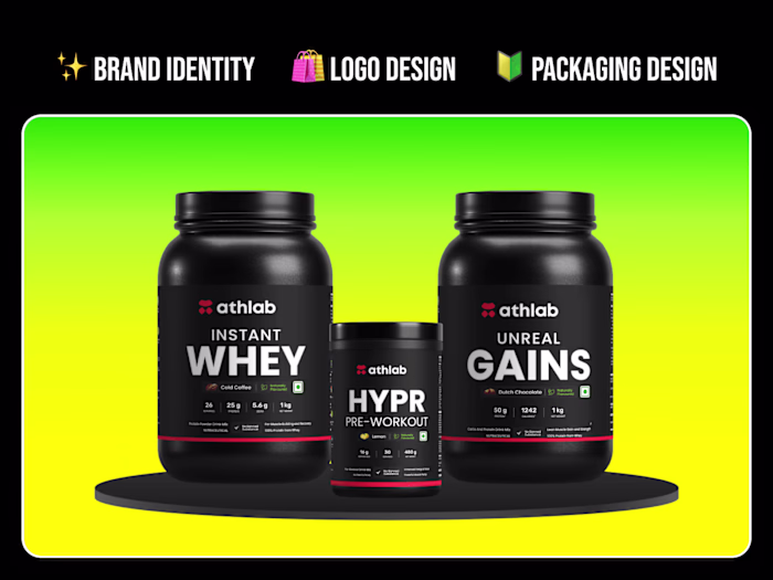 Athlab Branding - Logo & Label Design