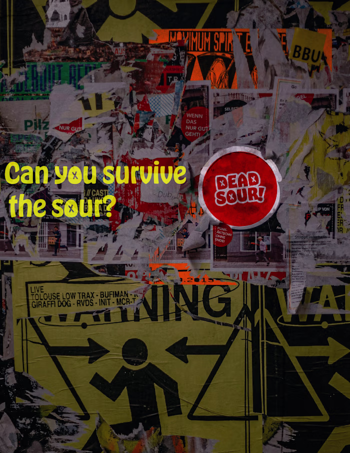 Branding & Ads for a Candy Company: Dead Sour - Concept Project