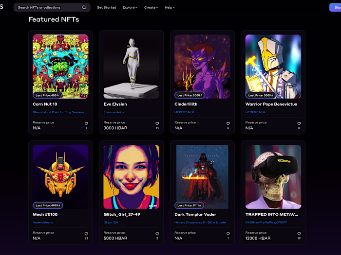 Hashaxis: NFT Marketplace