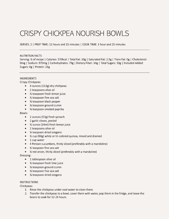 Vegan Recipe - Health Food Blog