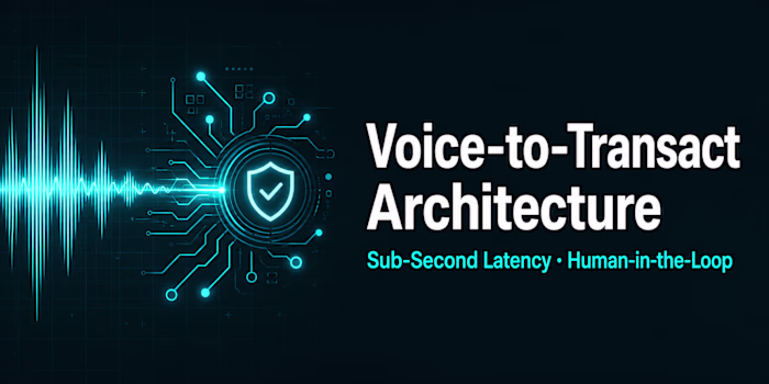 Real-Time Voice Agent Architecture | Voice-to-Transact