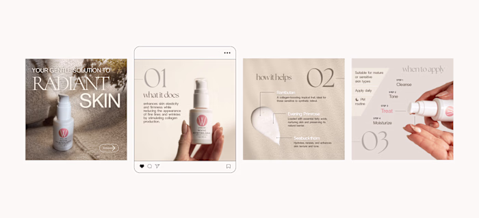 Graphic Design for Social Media | WildCraft Skincare