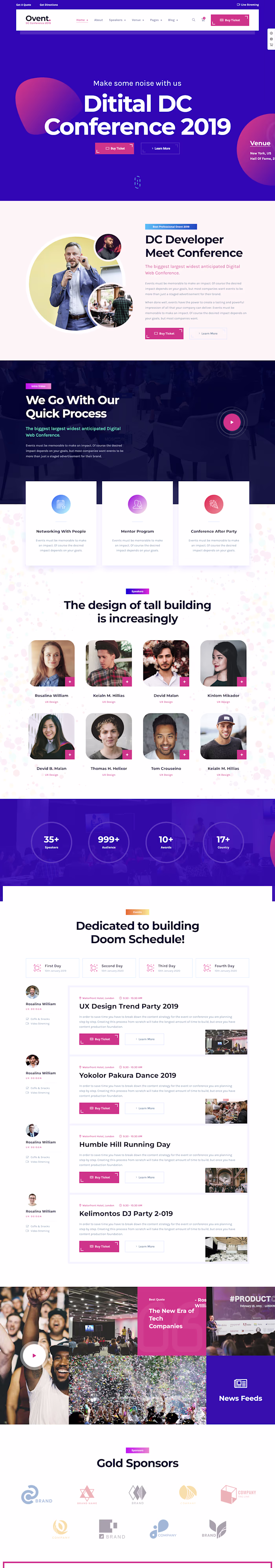 Tech Conference Event (Web Development)