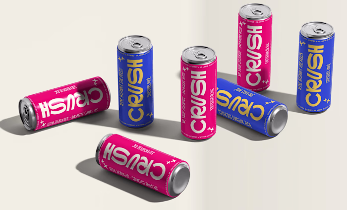 Crush Canned Wine Branding
