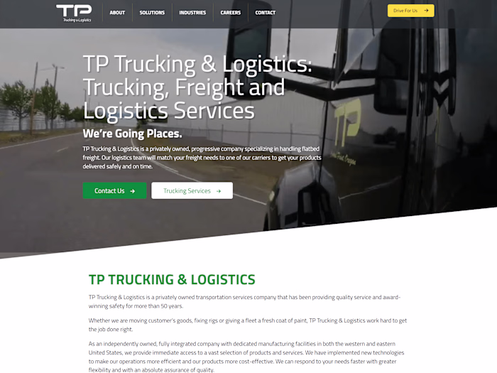 Trucking Website