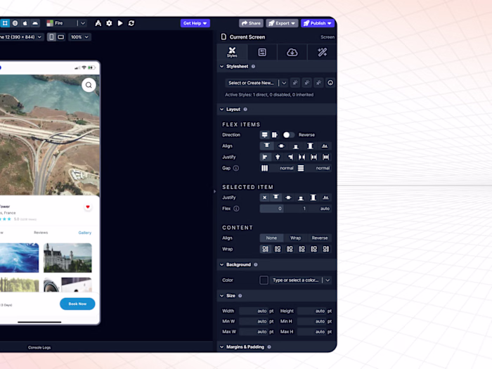 App Builder UI Designs
