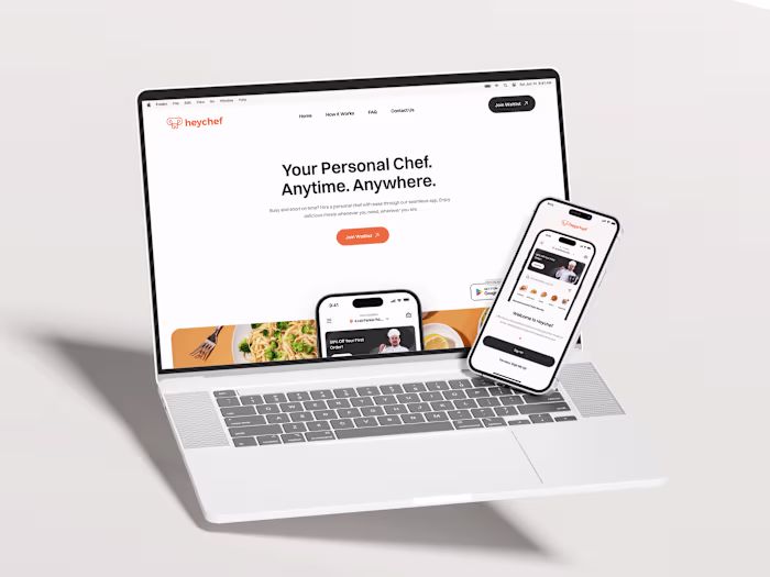 HeyChef - Mobile App & Website