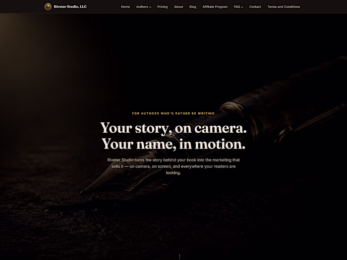 Cinematic Interview Platform Development for Riveter Studio