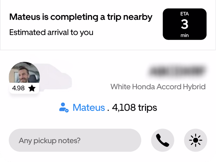 Today I explored an Uber