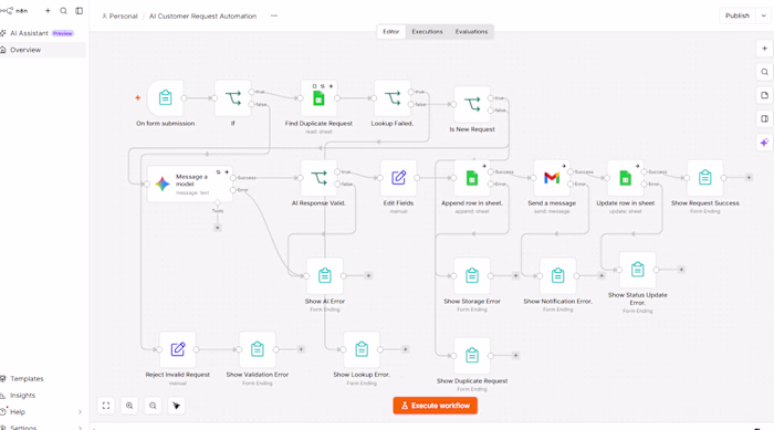 AI Customer Request Automation —