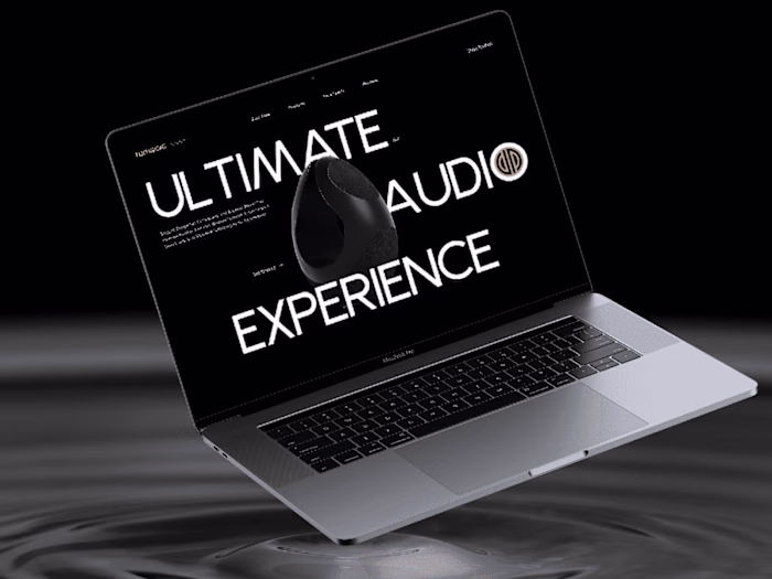 Pantheone - High-End Speaker Sound System Website Design