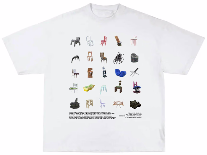 Pink Essay - Product Concept and Copy: WEAR YOUR CHAIR 01 Shirt