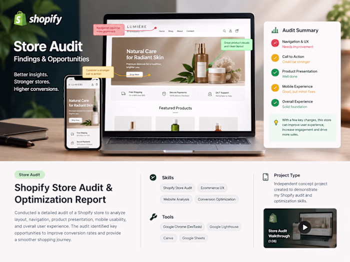 Shopify Store Audit & Optimization Report