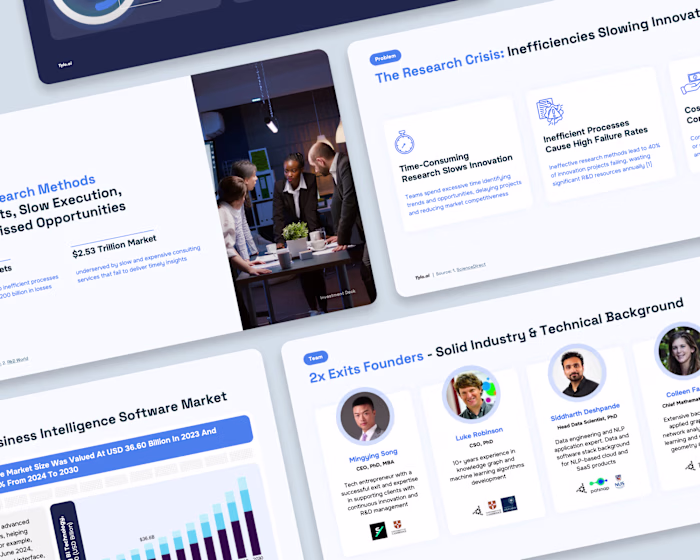 Redesigning the Pre-Seed Deck for Tylo AI's £300K Raise