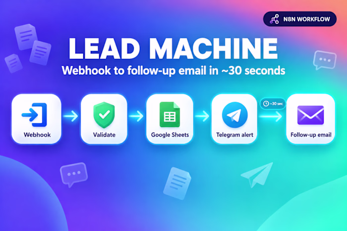 Lead Machine — automated lead processing pipeline for n8n