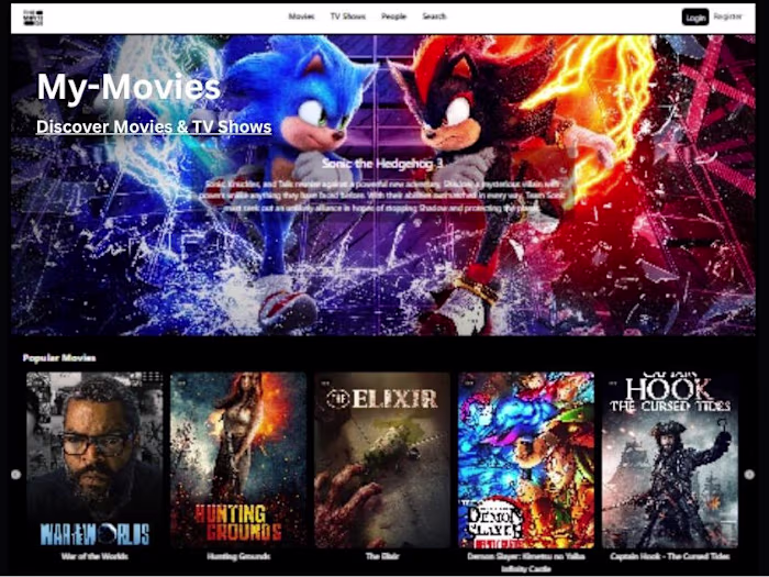 Movie Discovery Web App A responsive frontend for browsing m...